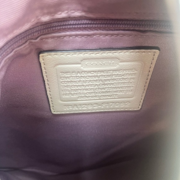 Coach Metallic Biege Shimmering Leather
Maggie Shoulder Bag - Picture 8 of 12